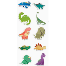 Lovely Cartoon Dinosaur Stickers 10's -  sold assorted